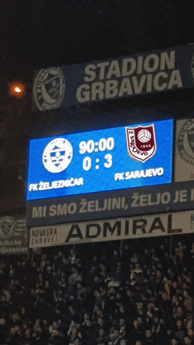 Scoreboard Showing 0-3 At Soccer Game GIF