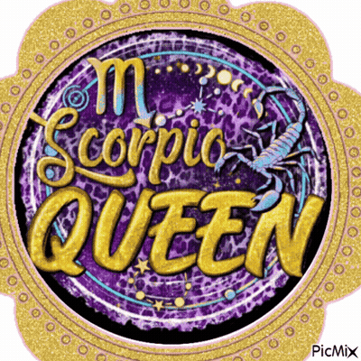 Scorpio Queen With Scorpio GIF