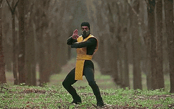 Scorpion Get Over Here Elastic Arms GIF