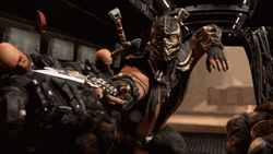 Scorpion Get Over Here Sharp Blade GIF
