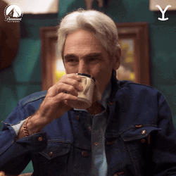 Scot Forry Sipping Tea GIF