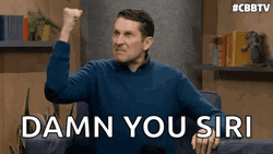 Scott Aukerman Damn You Siri GIF