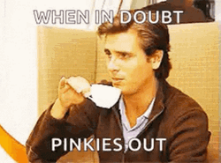 Scott Disick When In Doubt Pinky Out GIF