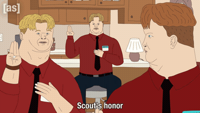 Scout's Honor Cartoon GIF