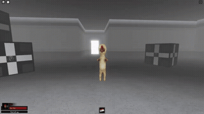 SCP Monster Standing In Front Of Door GIF