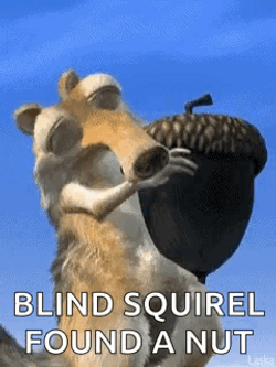 Scrat Found Acorn Nut GIF