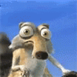 Scrat Took Acorn Cap GIF