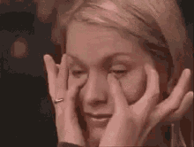 Scratching Eyeball Directly GIF
