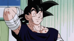 Scratching My Head Goku GIF