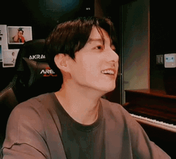 Scratching My Head Jungkook Smiling GIF
