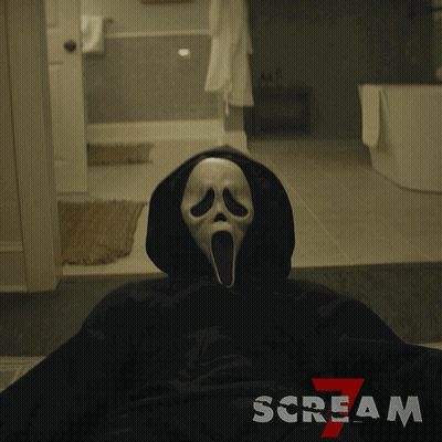 Scream 7 Poster Scary Mask GIF
