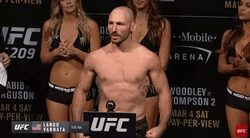 Scream Flexing UFC Contender GIF