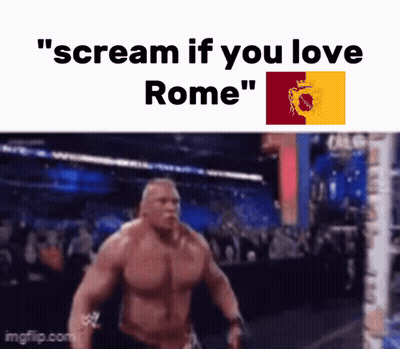 Scream If You Love Rome Muscular Man Meme GIF