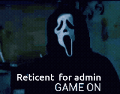 Scream Mask Person Reticent For Admin Game On GIF