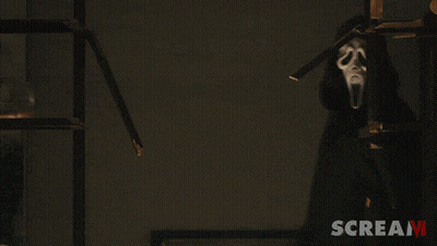 Scream Poster Ghost Mask GIF
