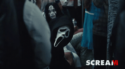 Scream Poster Masked Person GIF