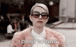 Scream Queens Chanel Oberlin I Dont Wanna GIF
