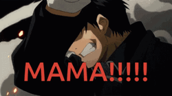 Screaming Cool Boy Anime Joe Mama  GIF