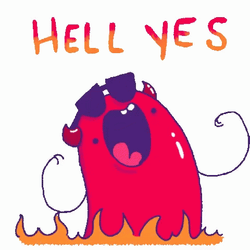 Screaming Hot As Hell GIF