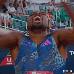 Screaming Noah Noah Lyles GIF