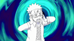 Screaming Young Obito Uchiha GIF