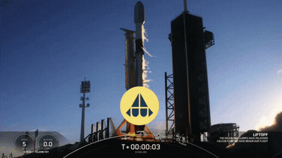 Screen Showing Rocket Launch At T+00:00:03 GIF