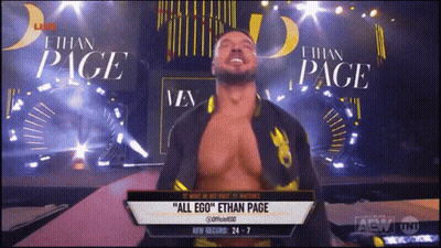 Screen Showing Wrestler Ethan Page GIF
