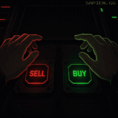 Screen With Skull Saying Decision Made GIF