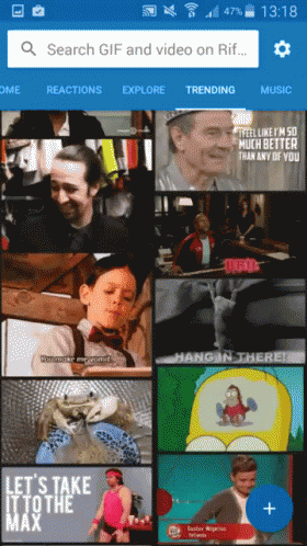 Screenshot Of GIF And Video App On Phone GIF