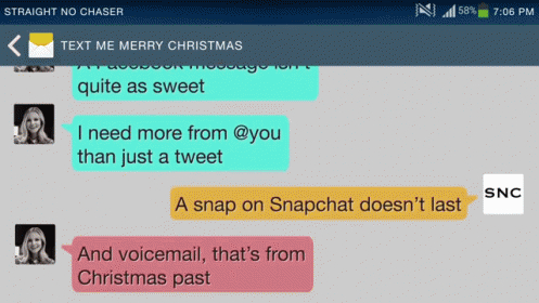 Screenshot Of Text Message With SNC Logo GIF