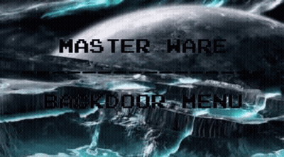 Screenshot Of Video Game Saying Master Ware GIF