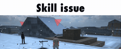 Screenshot Of Video Game Saying Skill Issue GIF