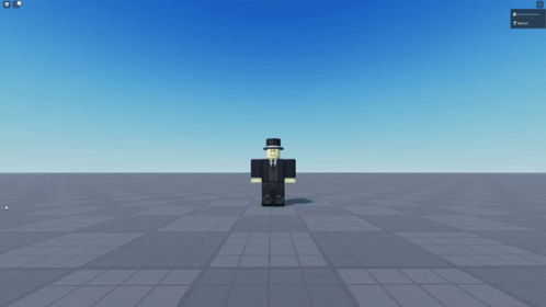 Screenshot Of Video Game With Blue Sky And Floating Boxes GIF