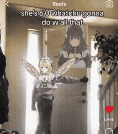 Screenshot Saying She's 6 0 Whatchu Gonna Do W All That GIF