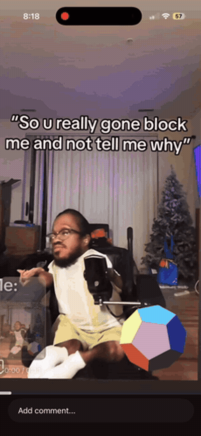 Screenshot So U Really Gone Block Me And Not Tell Me Why GIF