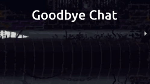 Screenshot Video Game Goodbye Chat GIF