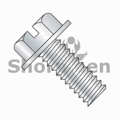 Screw With Washer And Sharp Text GIF