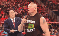 Screw You Brock Lesnar GIF