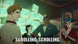 Scrolling Swiper No Swiping GIF