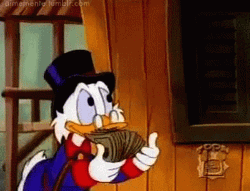 Scrooge Money GIF
