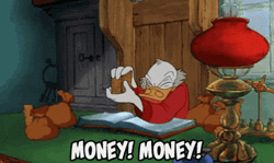 Scrooge Money Money GIF