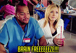 Scrubs Brain Freeze GIF