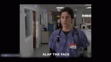 Scrubs Slap The Face Slapping Face GIF