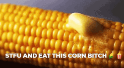 Scrumptious Corn In A Cob With Butter GIF