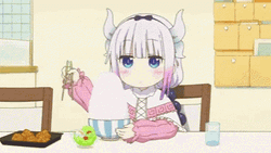 Scrumptious Kanna Eating GIF