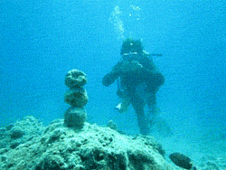 Scuba Diving Magic Trick Hoop GIF
