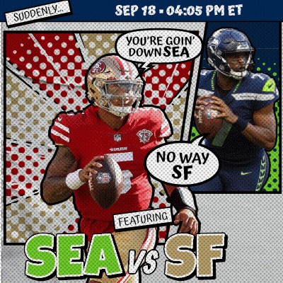 Sea Vs SF Poster With Two Players GIF