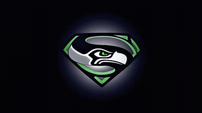 Seahawks Logo Saying Go Hawks GIF