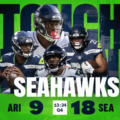 Seahawks Playing Ari 9 18 Sea On April 9Th GIF