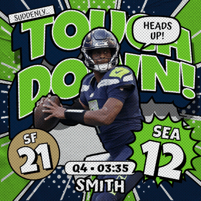 Seahawks Quarterback Russell Smith Advertisement GIF